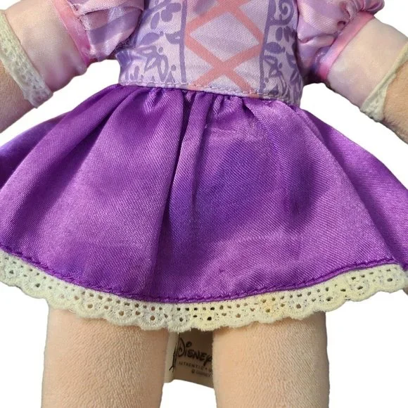 Disney Store Tangled Princess Rapunzel Plush Stuffed Animal 12" Stuffed Doll Toy - Picture 5 of 6